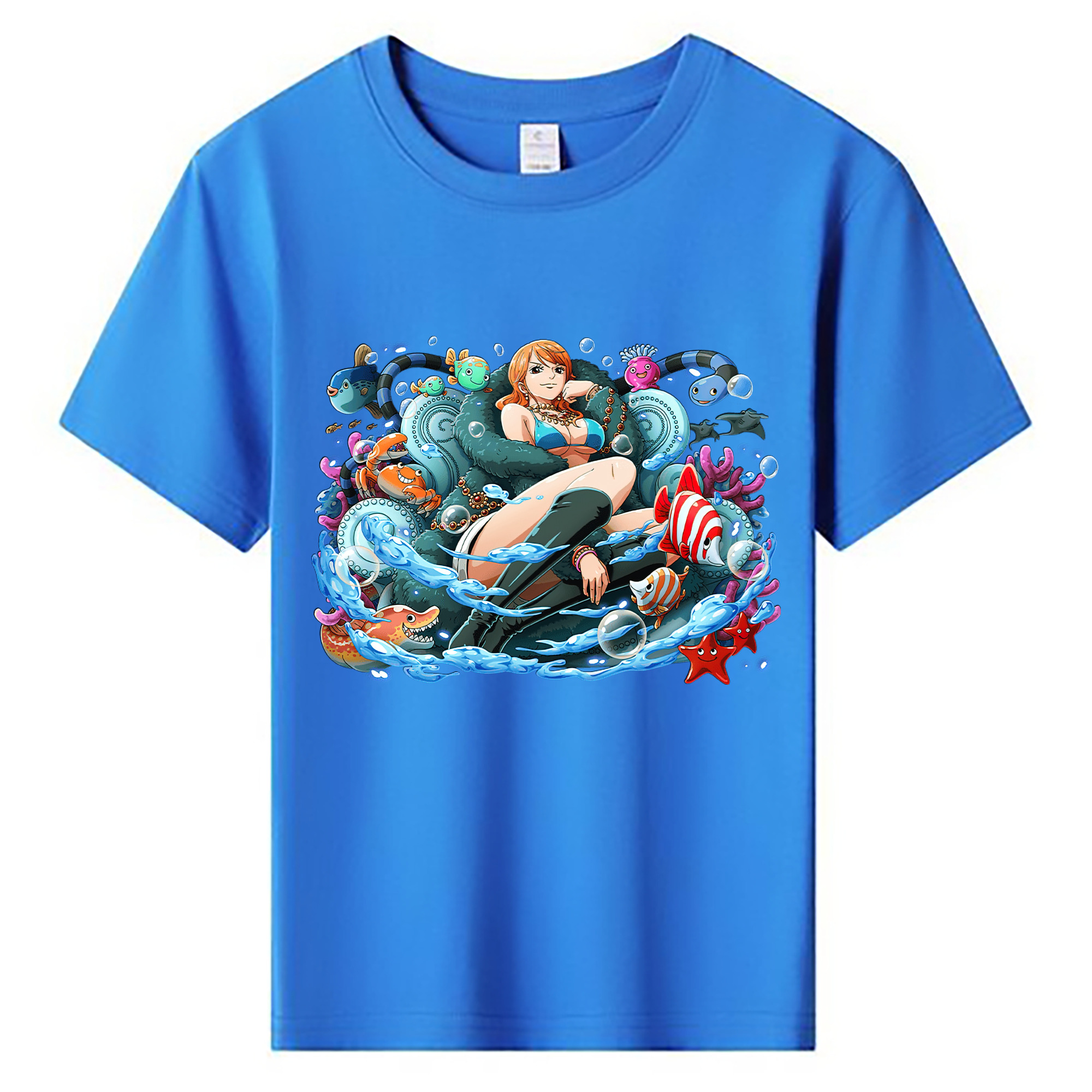 ワンピース ナミ ONE PIECE Nami 綿100％キッズTシャツ（フロントプリント）